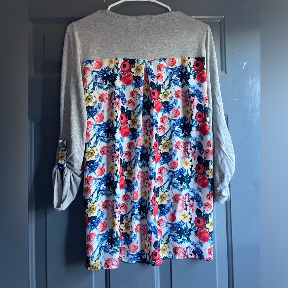 Hawthorn Mixed Print Knit Top - Stitchfix